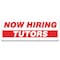 Signmission Now Hiring Tutors Banner Apply Inside Accepting Application Single Sided B-96-30318 - alternate 1